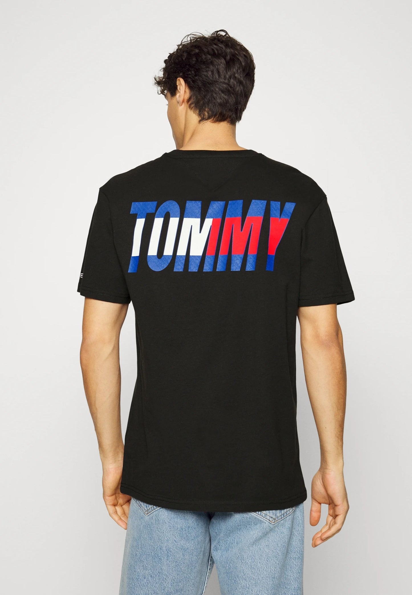 Tommy Jeans Double-Sided Flag Logo Crewneck T-Shirt