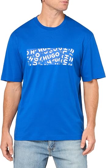HUGO Men's Repeat Collage Box Logo T-Shirt