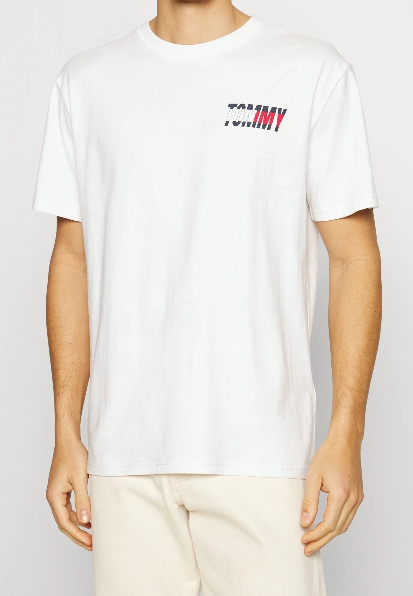 Tommy Jeans Double-Sided Flag Logo Crewneck T-Shirt