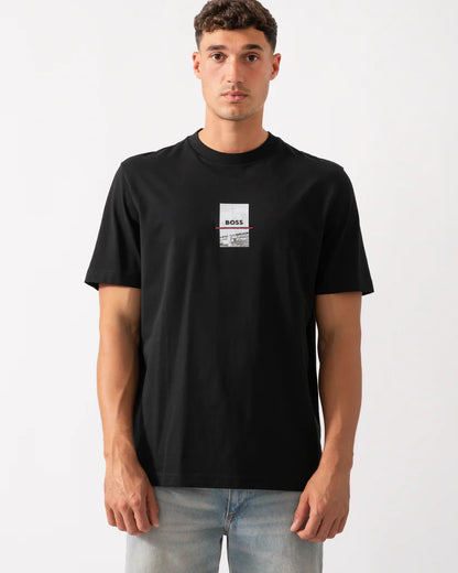 BOSS Men's Urban Graphic Premium Cotton T-Shirt