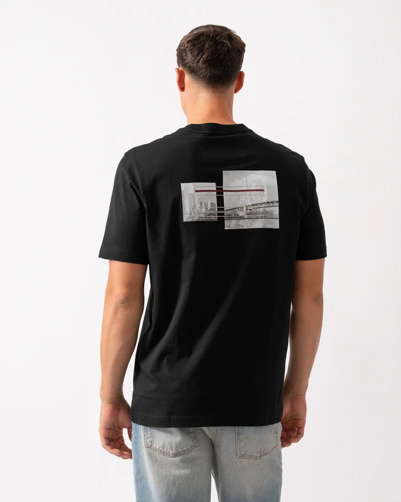 BOSS Men's Urban Graphic Premium Cotton T-Shirt