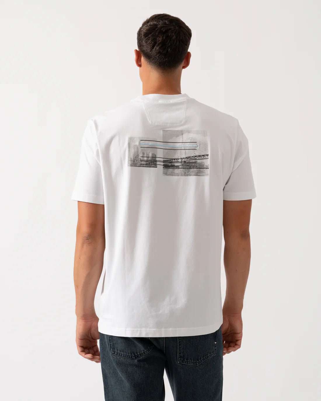 BOSS Men's Urban Graphic Premium Cotton T-Shirt