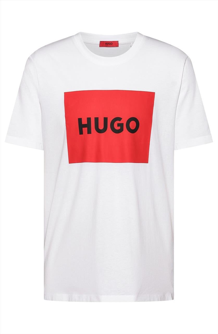 HUGO T-SHIRT WITH PRINT LOGO - Regular Fit