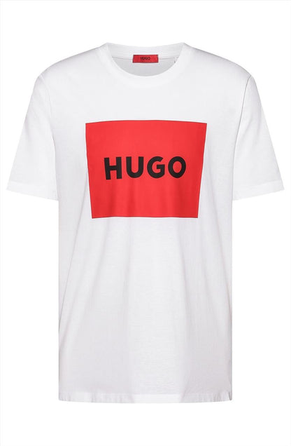 HUGO T-SHIRT WITH PRINT LOGO - Regular Fit