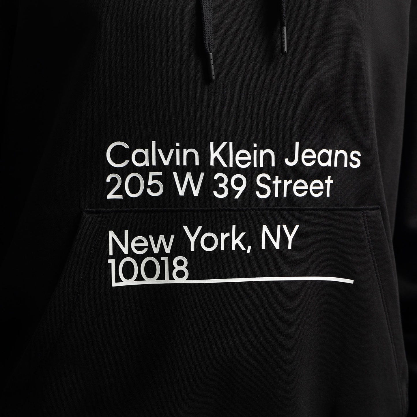 Calvin Klein Jeans New York Address Logo Hoodie