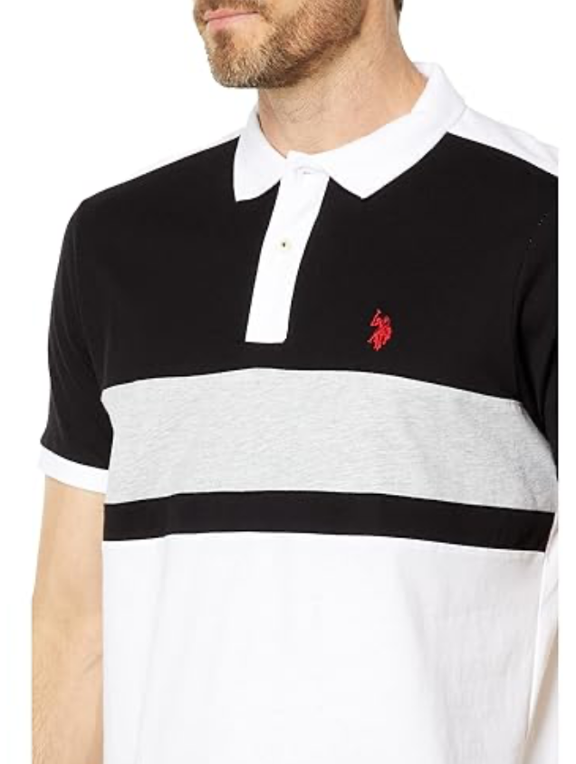 U.S. Polo Assn. Men's Colorblock Short Sleeve Polo Shirt
