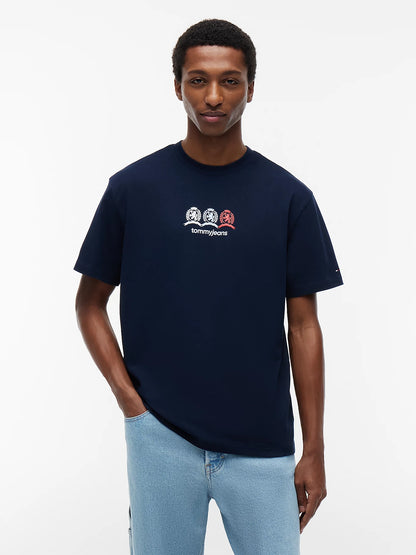 Tommy Jeans Men's Heritage Triple Crest Graphic T-Shirt