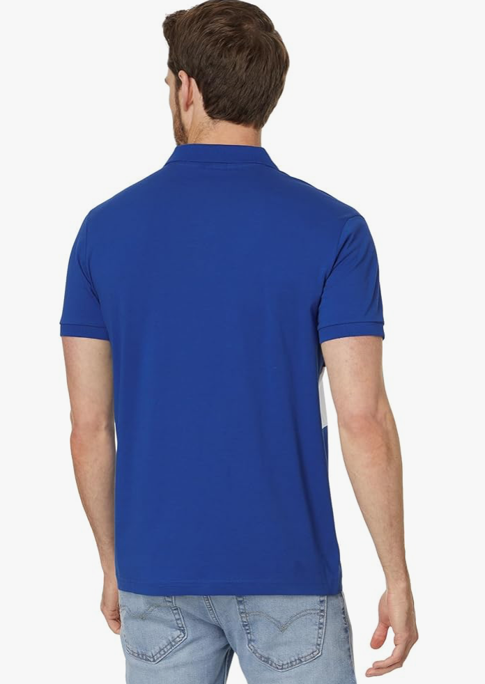 U.S. Polo Assn. Men's Colorblock Chest Stripe Slim Fit Polo Shirt