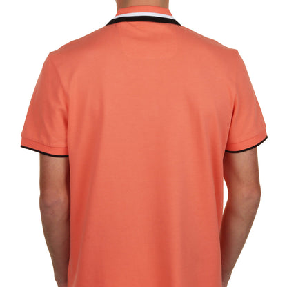 BOSS Men's Slim-Fit Pique Polo Shirt with Tipped Collar