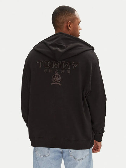 Tommy Jeans Relaxed Fit Tonal Archive Crest Zip Hoodie