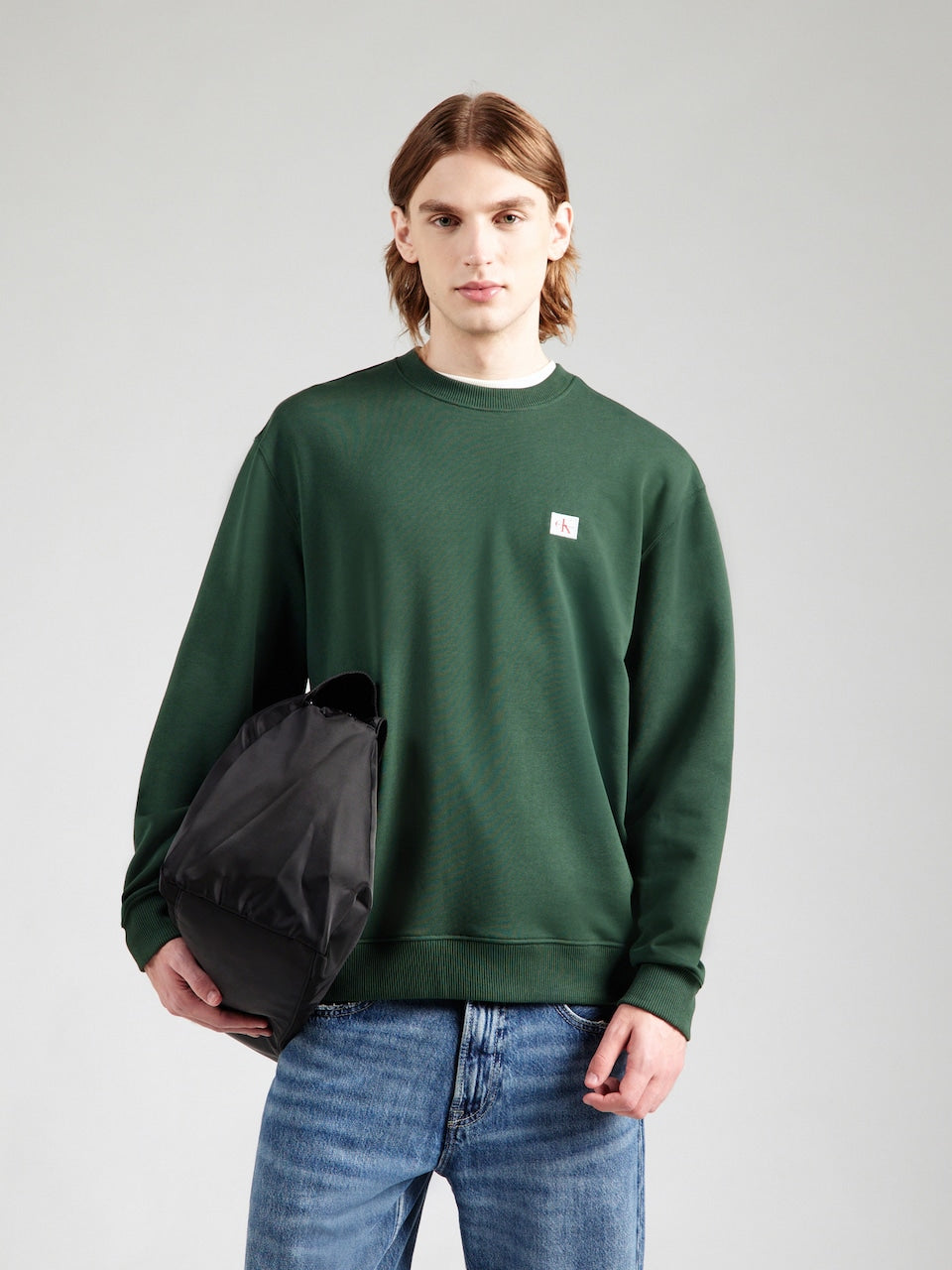Calvin Klein Jeans Classic Monogram Logo Sweatshirt
