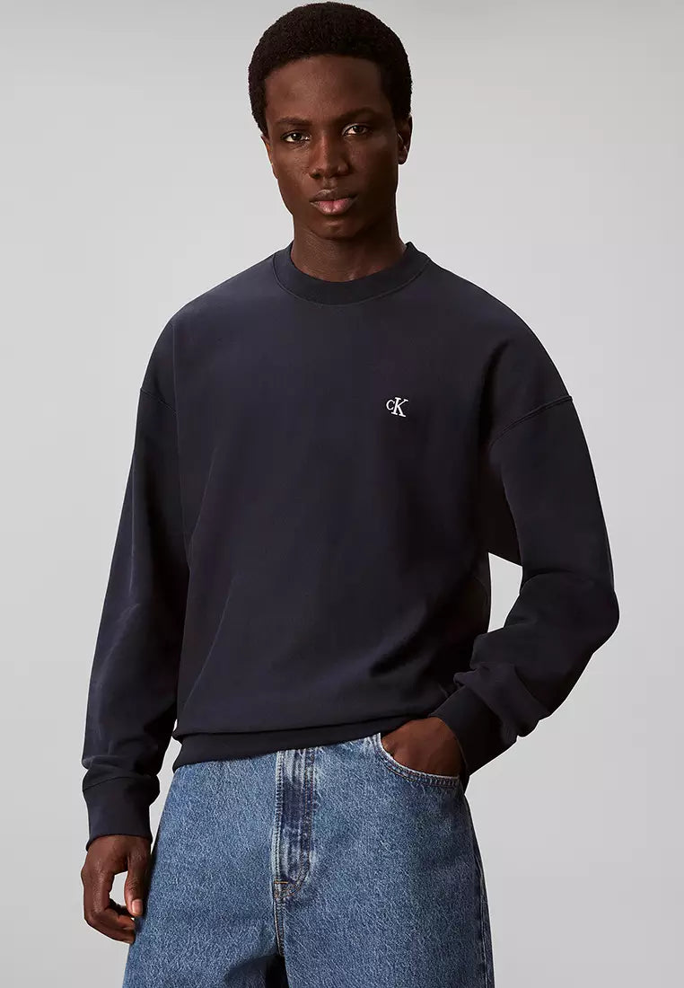 Calvin Klein Jeans Men's Monogram Logo Sweatshirt