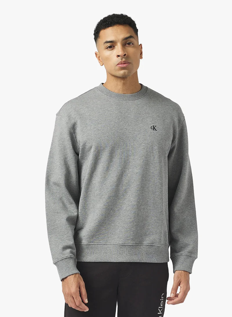 Calvin Klein Jeans Men's Monogram Logo Sweatshirt