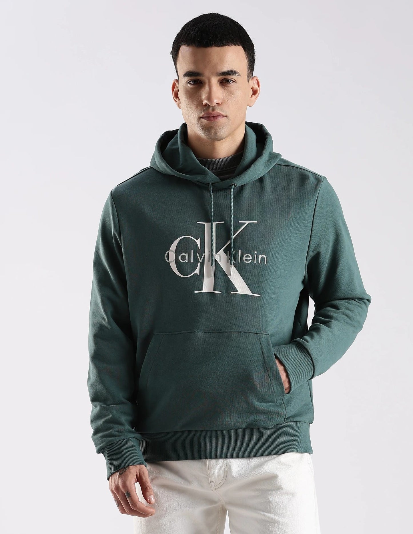 Calvin Klein Jeans Men's Monogram Logo Hoodie