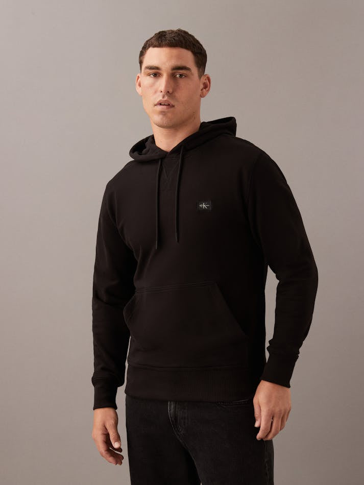 Calvin Klein Jeans Men's Monogram Logo Badge Hoodie