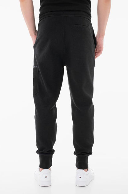 CalvinKlein Jeans Technical Waffle Cargo Sweatpants with Zip Pocket