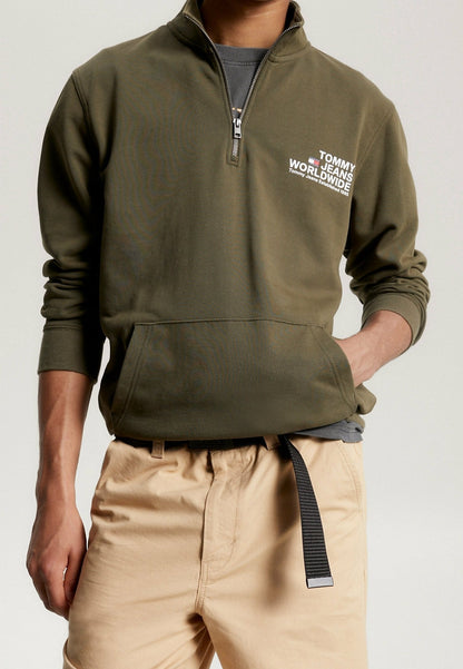 Tommy Jeans Worldwide Quarter-Zip Sweatshirt
