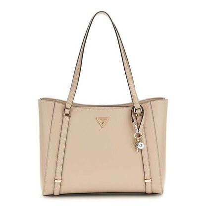 GUESS Luxury Cream Handbag - Sophisticated Everyday Style