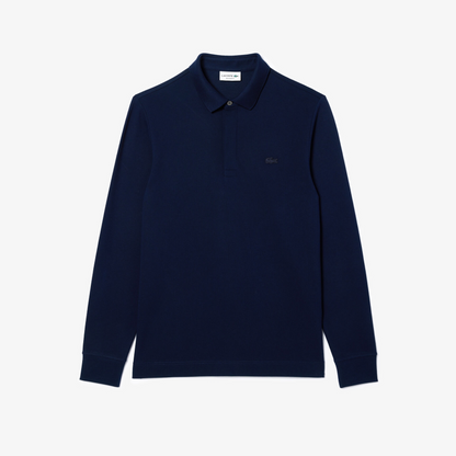 Lacoste Men's Long-Sleeve Slim Fit Polo Shirt