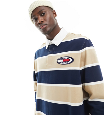 Tommy Jeans Archive Stripe Rugby Shirt