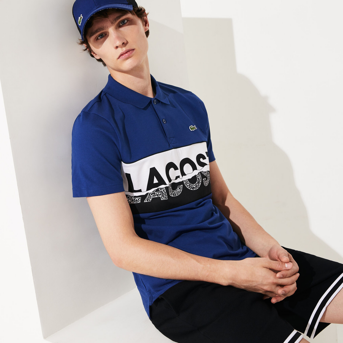 Lacoste SPORT Men's Graphic Print Polo Shirt