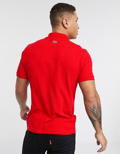 Lacoste Slim Fit Pique Polo Shirt with Heritage Badge