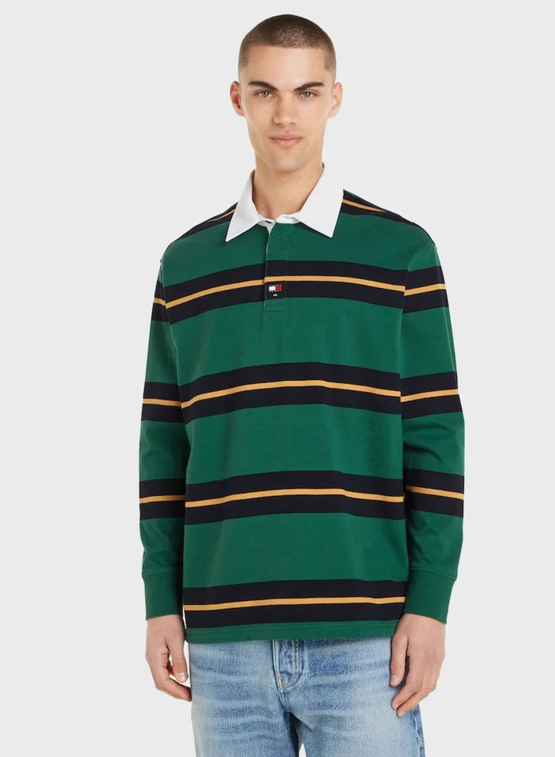 Tommy Jeans Archive Stripe Rugby Shirt