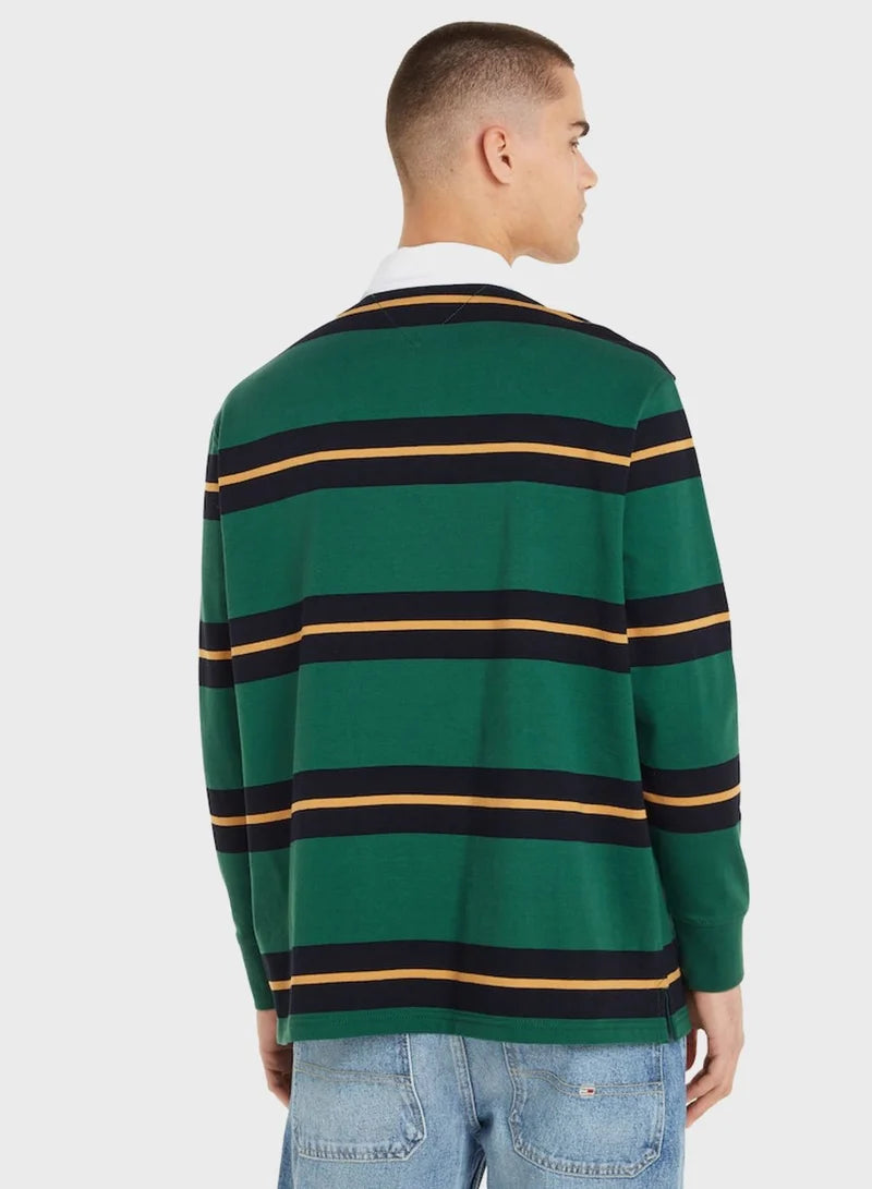 Tommy Jeans Archive Stripe Rugby Shirt