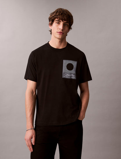 Calvin Klein Abstract Graphic Crewneck T-Shirt