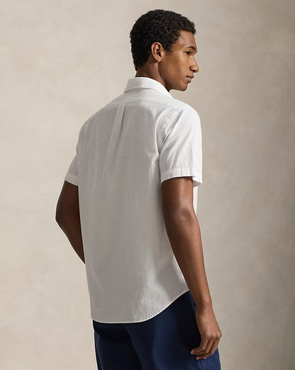 Polo Ralph Lauren Men's Relaxed Fit Linen Shirt - Short Sleeve