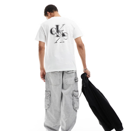 Calvin Klein Jeans Monogram T-shirt - White
