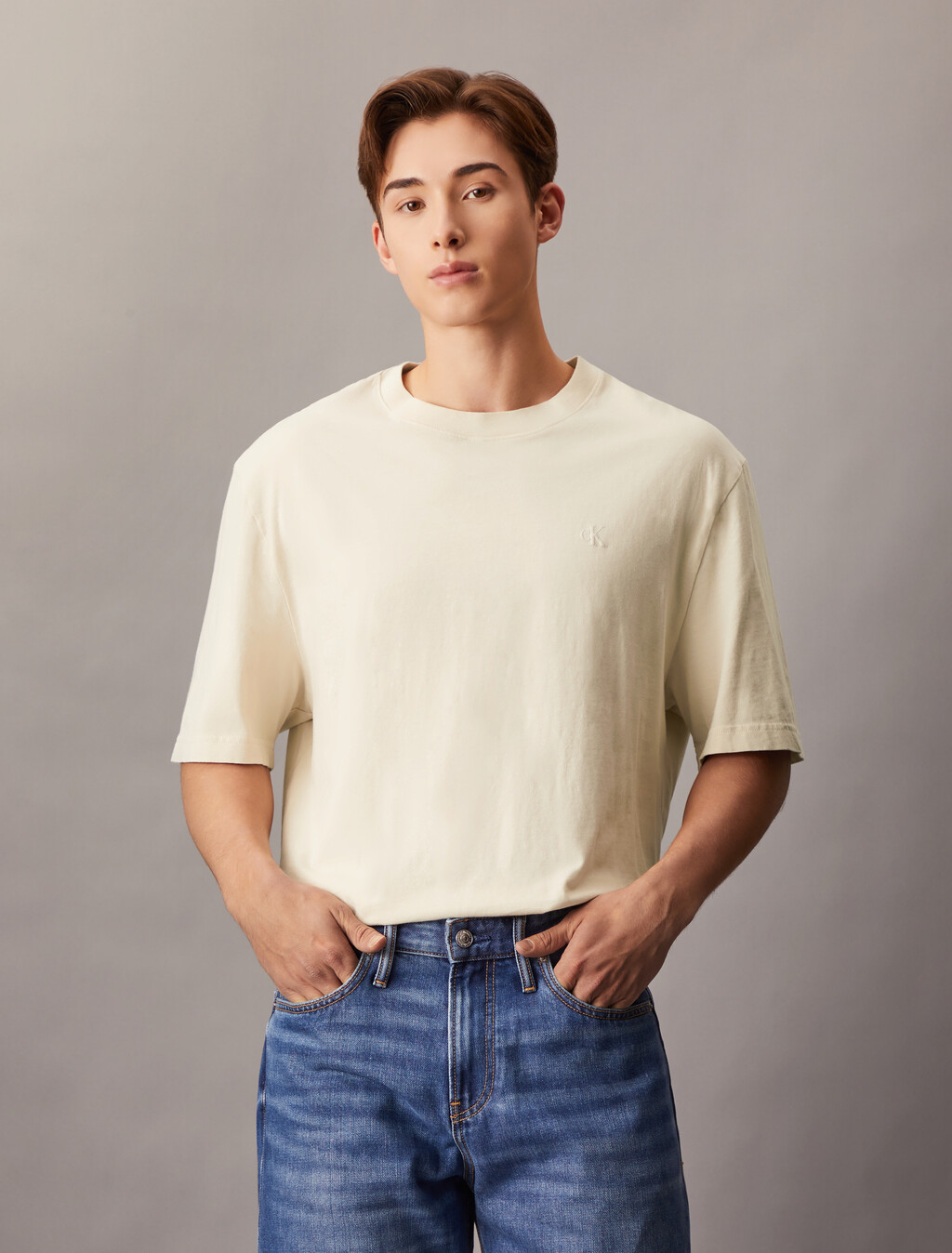 Calvin Klein Jeans Raised Logo Graphic T-Shirt