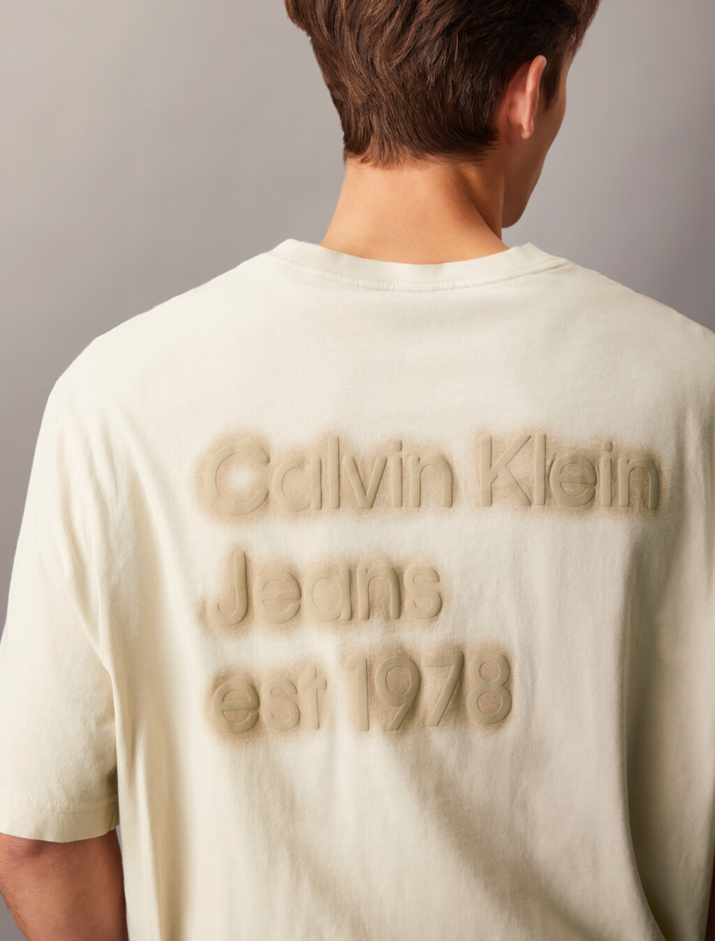 Calvin Klein Jeans Raised Logo Graphic T-Shirt