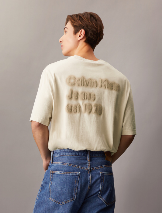 Calvin Klein Jeans Raised Logo Graphic T-Shirt