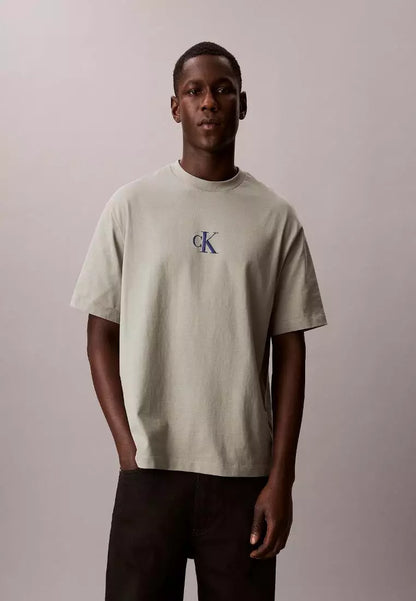 Calvin Klein Oversized Monogram Logo Graphic Tee