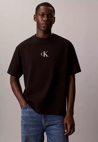 Calvin Klein Oversized Monogram Logo Graphic Tee