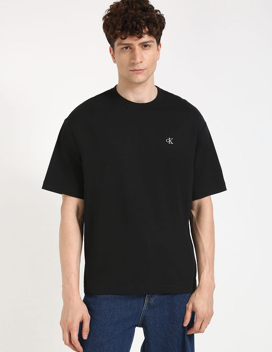 Calvin Klein Jeans Monogram Embroidery Relaxed Fit T-Shirt