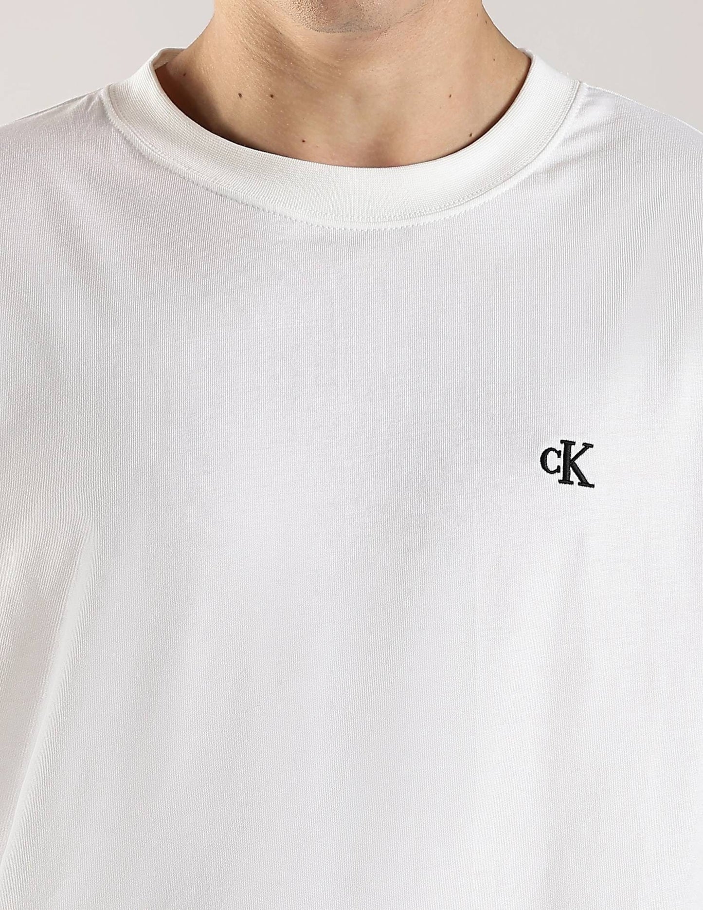 Calvin Klein Jeans Monogram Embroidery Relaxed Fit T-Shirt