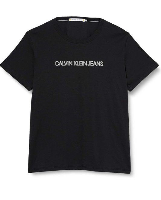 Calvin Klein Jeans Logo Outline Graphic T-Shirt