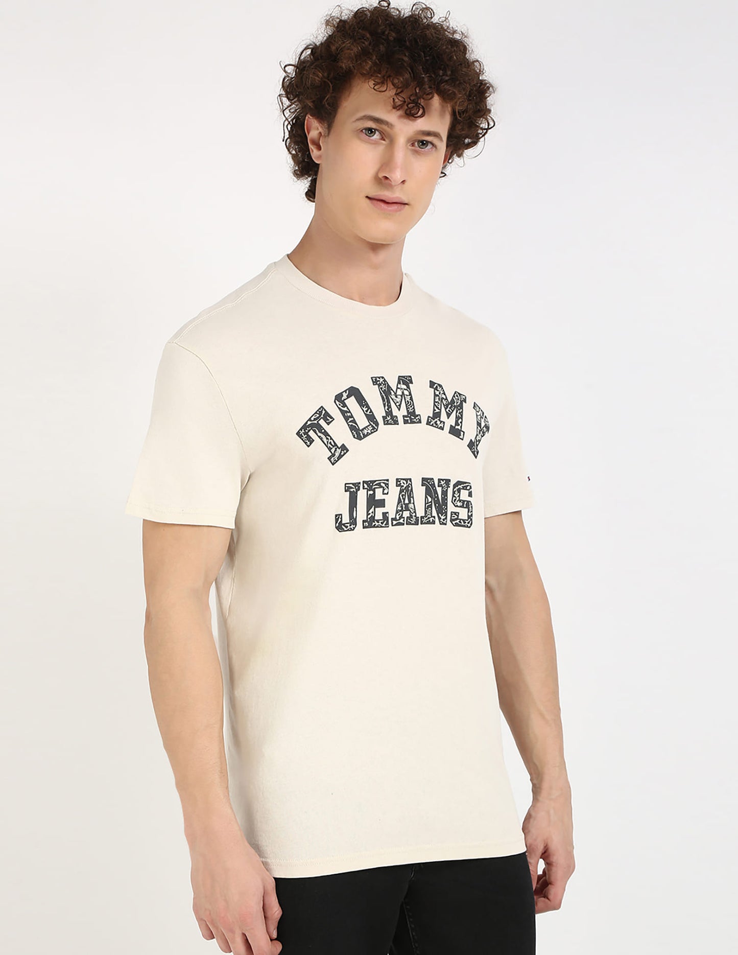 Tommy Jeans Paisley Pattern Logo Tee