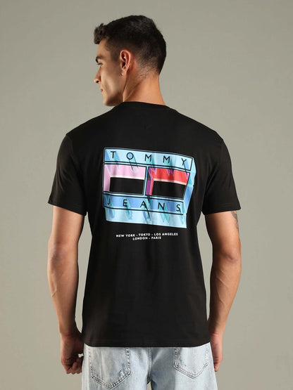 Tommy Jeans 3D Isometric Flag Graphic T-Shirt