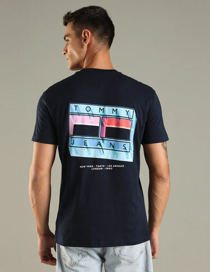 Tommy Jeans 3D Isometric Flag Graphic T-Shirt