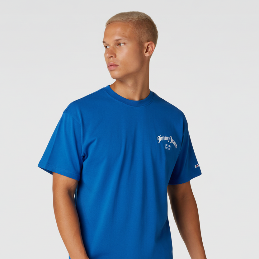 Tommy Jeans Gothic Script Logo Tee