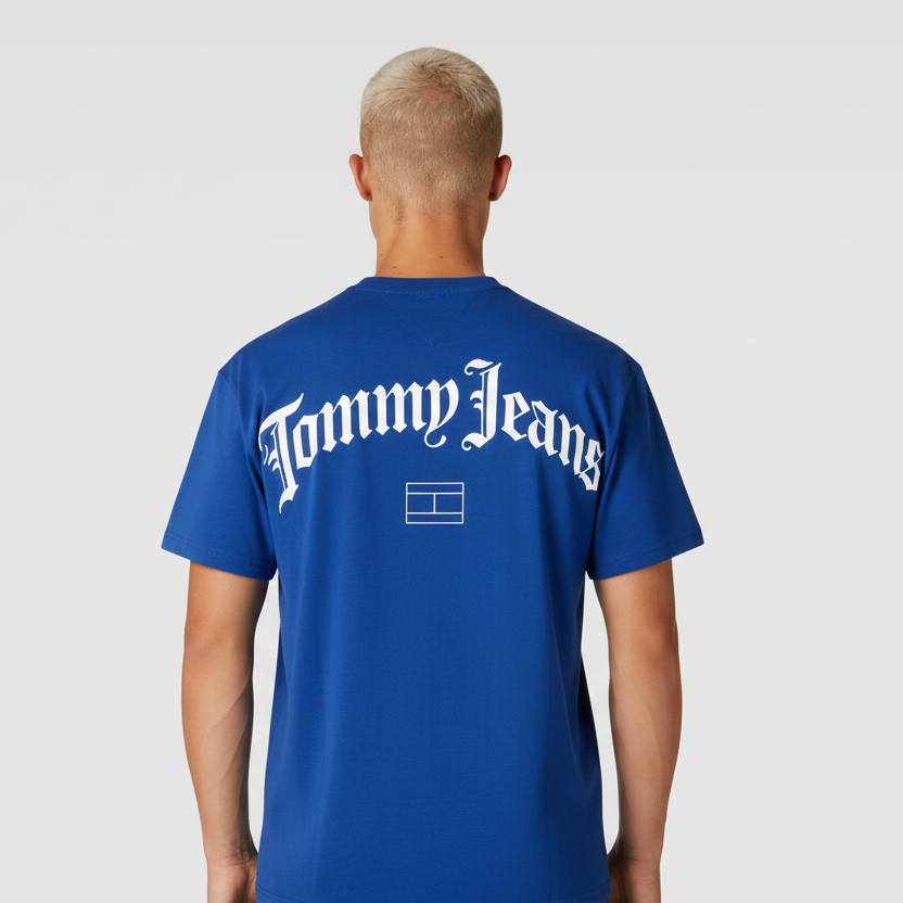 Tommy Jeans Gothic Script Logo Tee