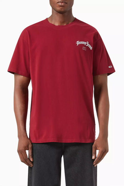 Tommy Jeans Gothic Script Logo Tee
