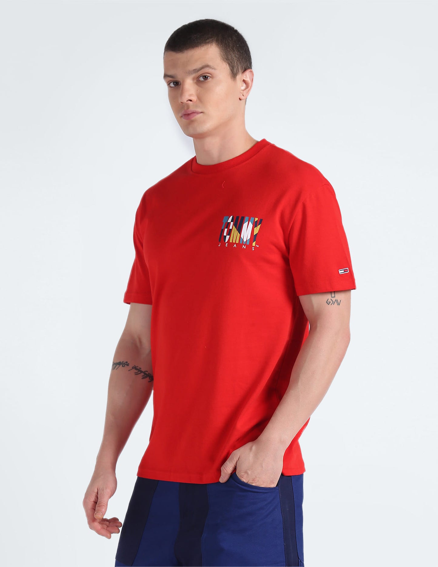Tommy Jeans Colorblock Back Logo Graphic Tee