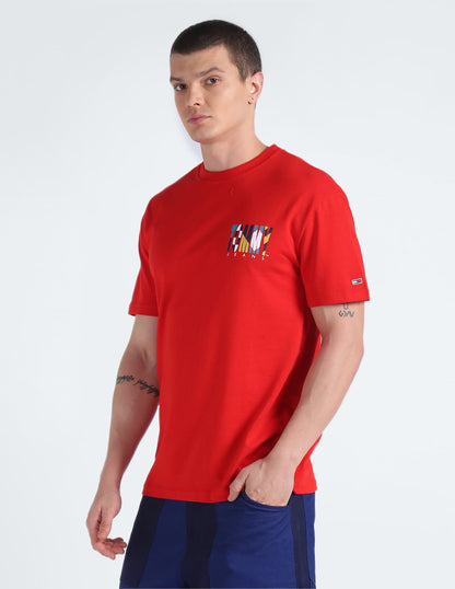 Tommy Jeans Colorblock Back Logo Graphic Tee