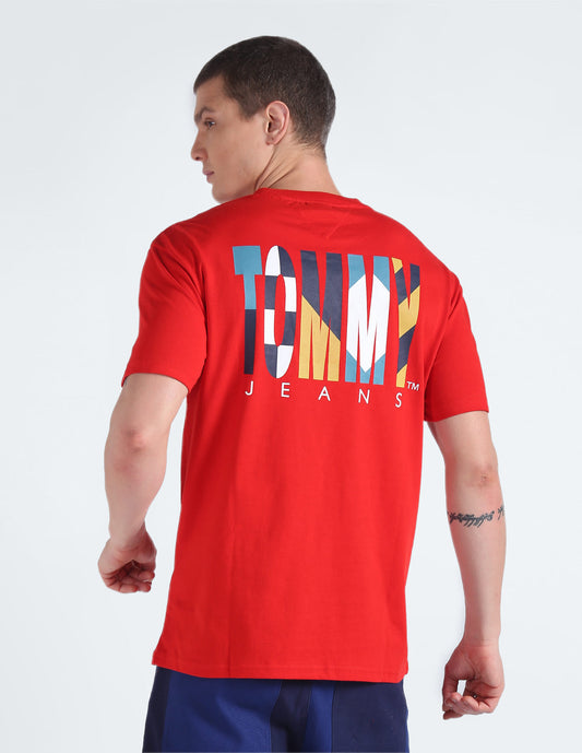 Tommy Jeans Colorblock Back Logo Graphic Tee