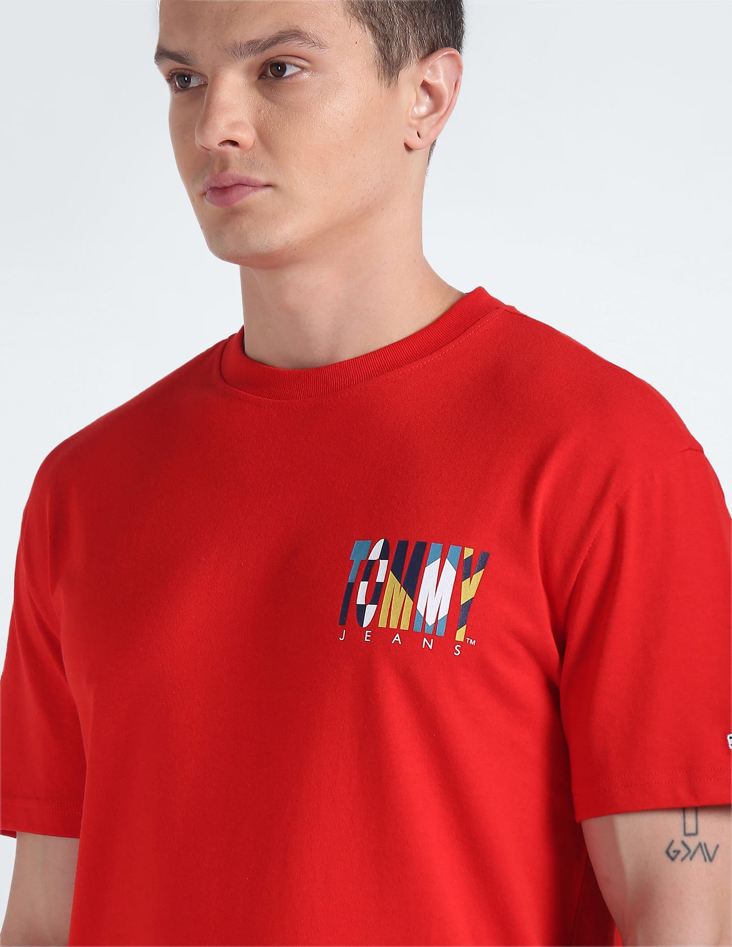 Tommy Jeans Colorblock Back Logo Graphic Tee