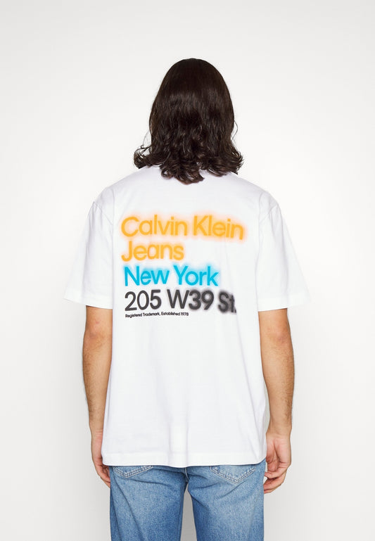 Calvin Klein Jeans Graffiti Logo Graphic Tee